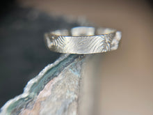 Load image into Gallery viewer, “Ripple & Converge” Sterling Silver Hand Engraved Band