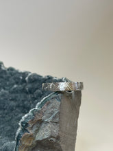 Load image into Gallery viewer, “Ripple & Converge” Sterling Silver Hand Engraved Band