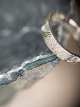 Load image into Gallery viewer, “Ripple & Converge” Sterling Silver Hand Engraved Band