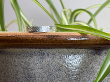 Load image into Gallery viewer, Concentric Triangle 4mm Hand Engraved Band in Sterling Silver