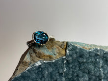Load image into Gallery viewer, "Suna" 14kt Ring With London Blue Topaz