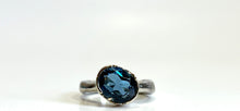 Load image into Gallery viewer, "Suna" 14kt Ring With London Blue Topaz