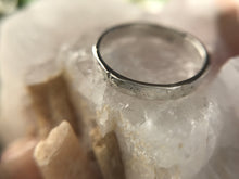 Load image into Gallery viewer, *MADE TO ORDER* Hammered Sterling Silver 2mm Band Midi-Ring