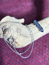 Load image into Gallery viewer, *MADE TO ORDER*Hand-Engraved Oxidized Sterling Silver Pendant on 20” chain