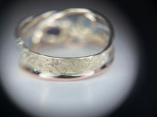 Load image into Gallery viewer, *MADE TO ORDER* "Brianna" Contemporary Tri-tone 14kt Gold & Gemstone Fashion Ring