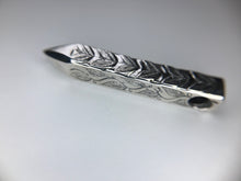 Load image into Gallery viewer, *MADE TO ORDER* Customizable & Reversible Hand Engraved Sterling Silver Point Pendant With Chain