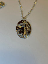 Load image into Gallery viewer, Sterling Silver Landscape Hand Engraved Pendant