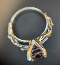 Load image into Gallery viewer, *MADE TO ORDER* “Wicket" Ametrine Emerald Cut Set In Hand-Fabricated 14kt White Gold Branch Ring