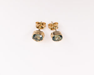 “Sekitsei” 10kt Yellow Gold Earrings