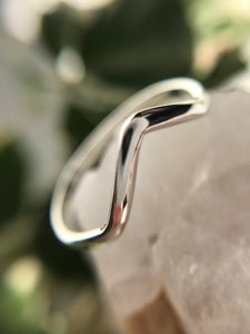 *MADE TO ORDER* Sterling silver 1.5mm wide V Band