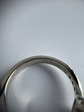 Load image into Gallery viewer, *MADE TO ORDER* Oneiza" 14kt White Gold, Diamond, &amp; Garnet Ring