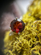 Load image into Gallery viewer, *MADE TO ORDER* Oneiza" 14kt White Gold, Diamond, &amp; Garnet Ring