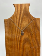 Load image into Gallery viewer, *MADE TO ORDER* »In The Hazy Milk of Twilight » Sterling Silver Hand-engraved Raven &amp; Moon Pendant
