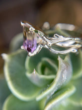 Load image into Gallery viewer, &quot;Wicket&quot; Ametrine Emerald Cut Set In Hand-Fabricated 14kt White Gold Branch Ring